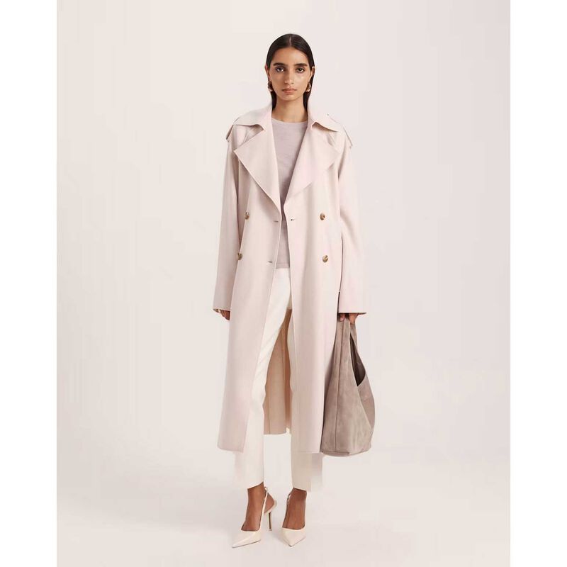 SABA Karla Wool Relaxed Trenchcoat image number 3